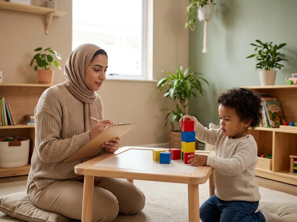 A calm and supportive environment for child assessment
